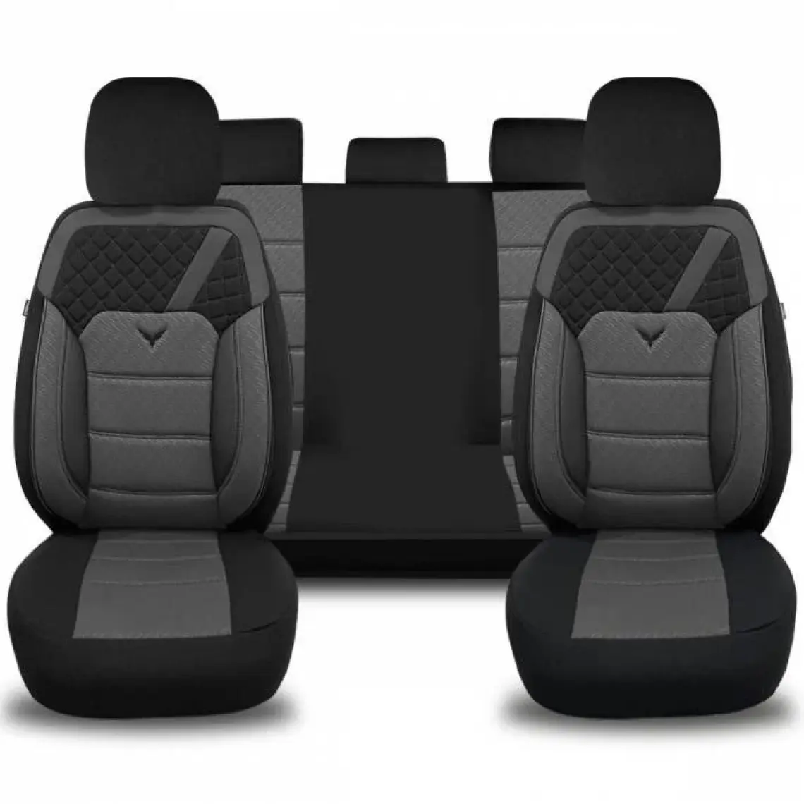 Oto Pandami Dacia Logan 1. Gen. 2004 - 2013 Uyumlu Gri Koltuk Kılıfı KKG095