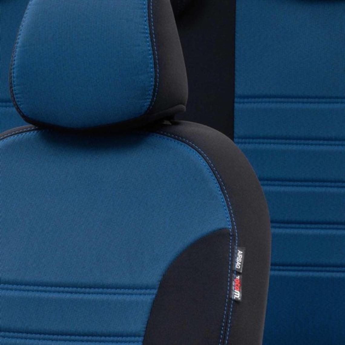 Otom Hyundai Elantra 2021-SONRASI Özel Üretim Koltuk Kılıfı Original Design Mavi - Siyah