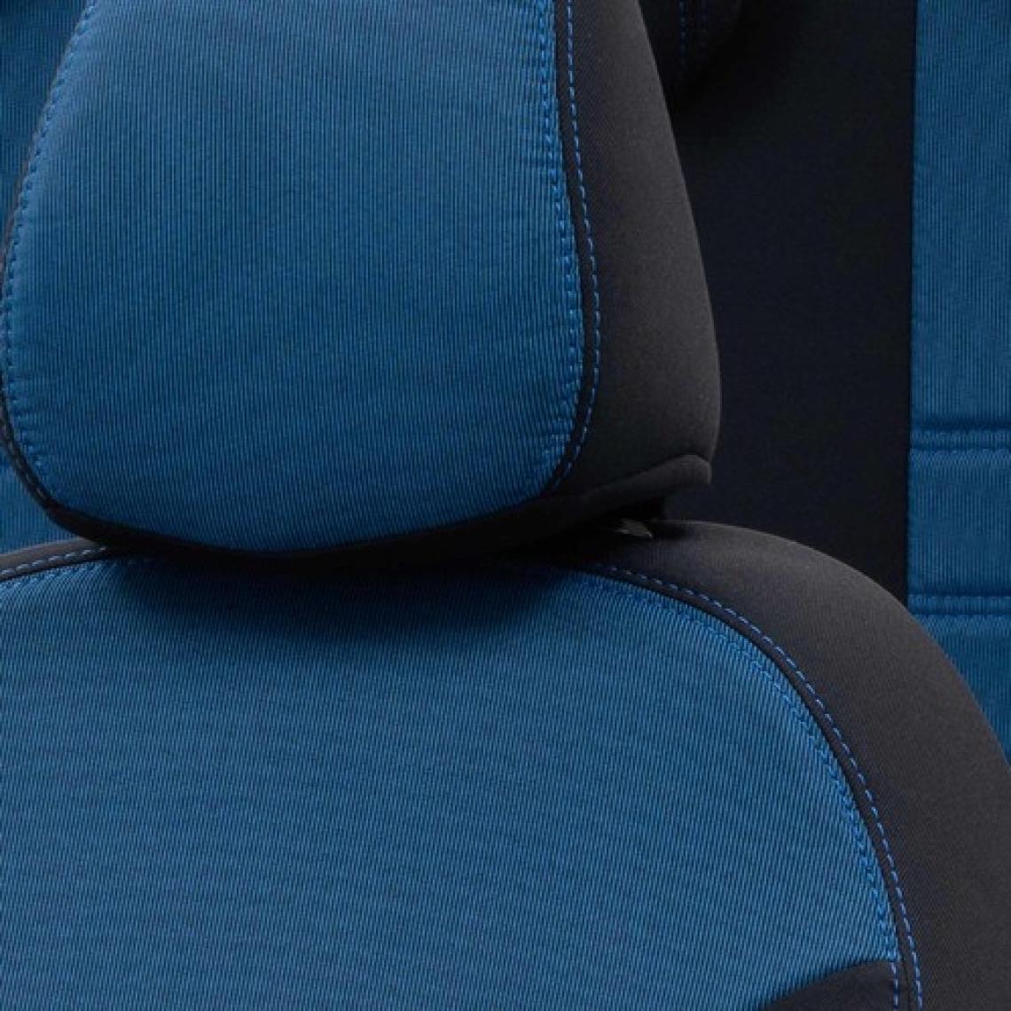 Otom Hyundai Elantra 2021-SONRASI Özel Üretim Koltuk Kılıfı Original Design Mavi - Siyah