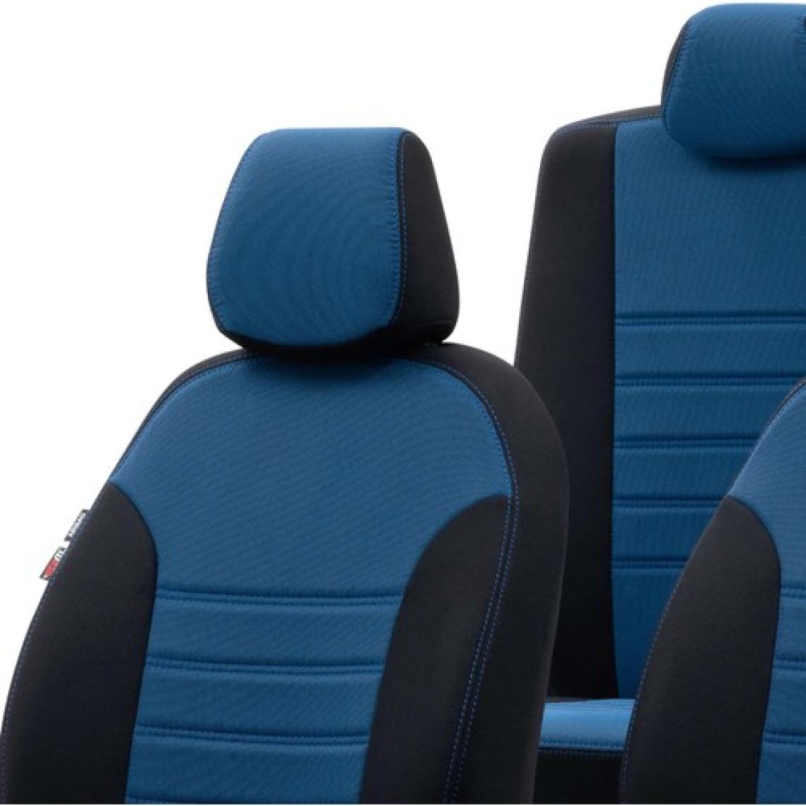 Otom Hyundai Elantra 2021-SONRASI Özel Üretim Koltuk Kılıfı Original Design Mavi - Siyah