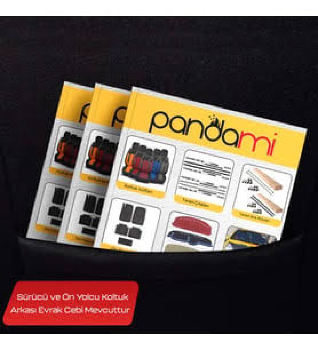 Oto Pandami Fiat Egea 2015+ Uyumlu Gri Koltuk Kılıfı KKG109