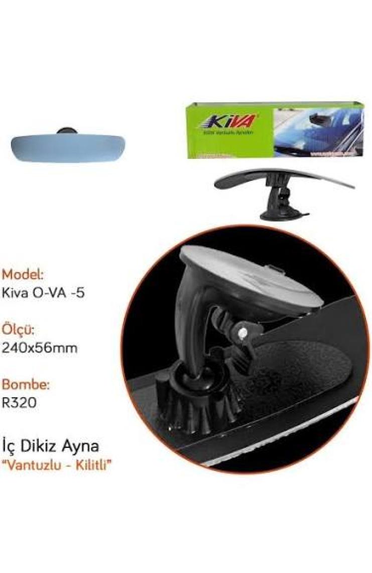 Takgör Iç Dikiz Ayna Kiva O-Va-5 R320 Vantuzlu Kilitli 240X56 mm 1.502.050
