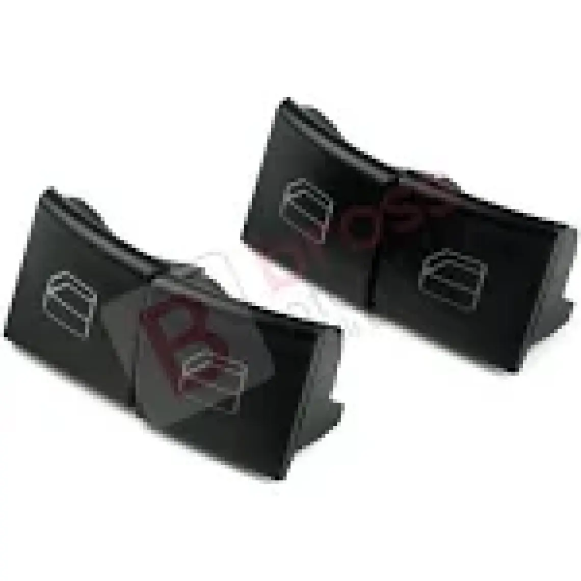 Bross Otomotiv BDP110-2 Mercedes A Class W169 B Class W245 A1698206410 İçin Sağ Sol Sürücü Kumanda Cam Açma Düğme Kapağı