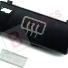 Bross Otomotiv BDP88-10 BMW X5 E53 5 Serisi E39 64116915812 İçin Klima Kontrol Panel Arka Cam Buğu Buz Çözücü Düğme Kapağı
