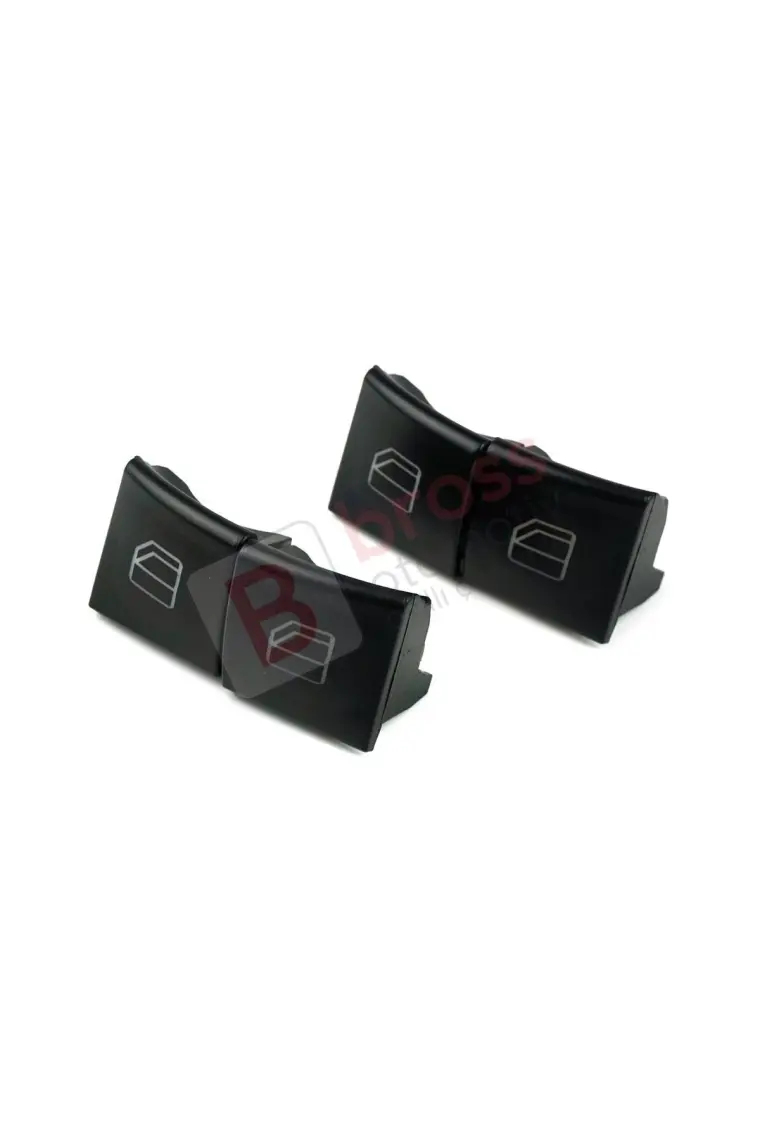 Bross Otomotiv BDP110-2 Mercedes A Class W169 B Class W245 A1698206410 İçin Sağ Sol Sürücü Kumanda Cam Açma Düğme Kapağı