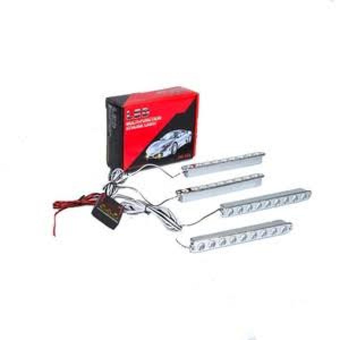Space 4x9 Ledli Panjur Çakar Lamba Kırmızı/Beyaz-Mavi/Beyaz 54W /LAPA182-1