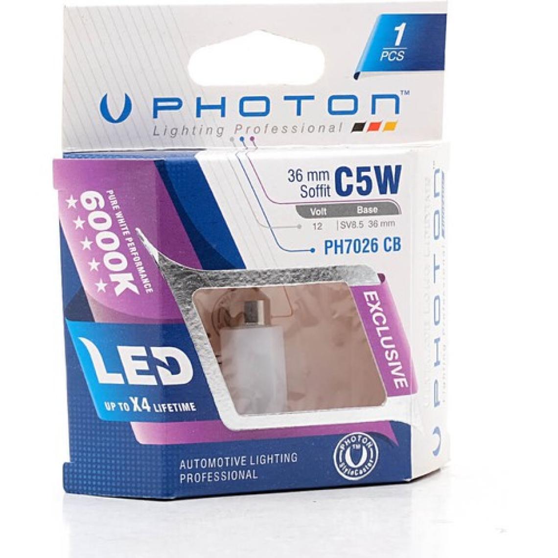 Photon C5W 12-24V 36mm Sofit Exclusive Serisi Can-Bus Led PH7026
