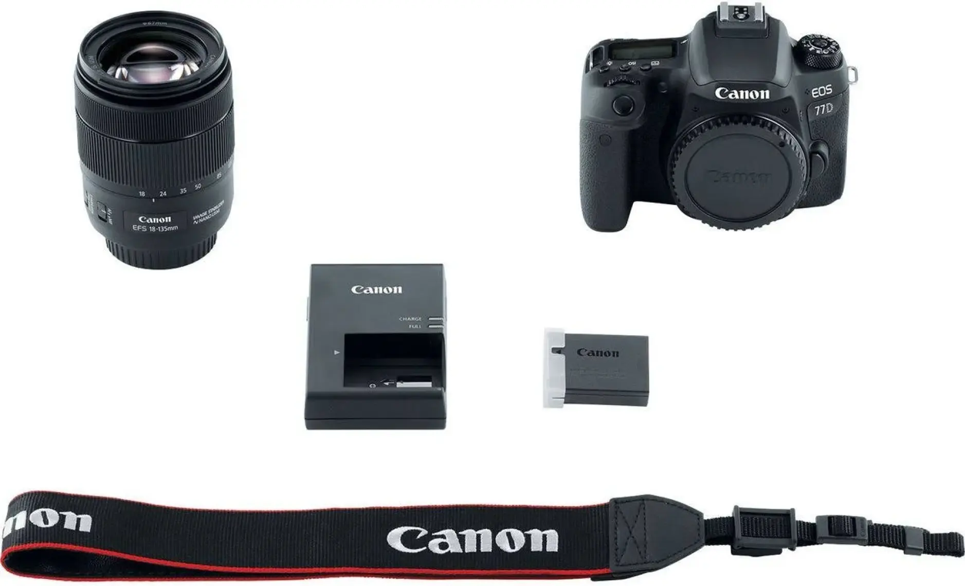Canon Eos 77D 18-135mm IS USM Nano Lens Kit (Eurasia Garantili)