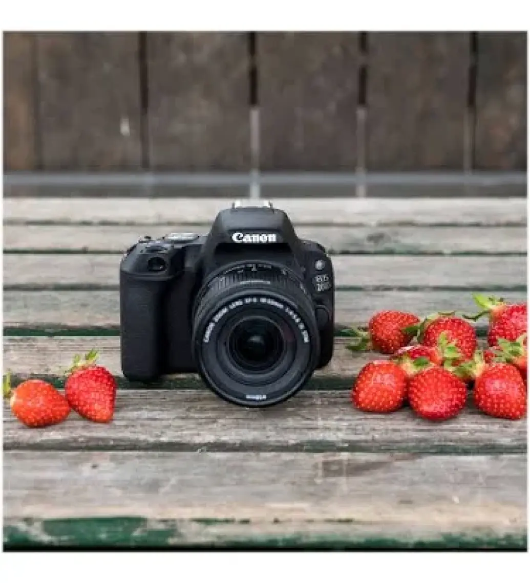 Canon Eos 200D 18-55Mm 24.2Mp 3.0" Dslr Fotoğraf Makinesi