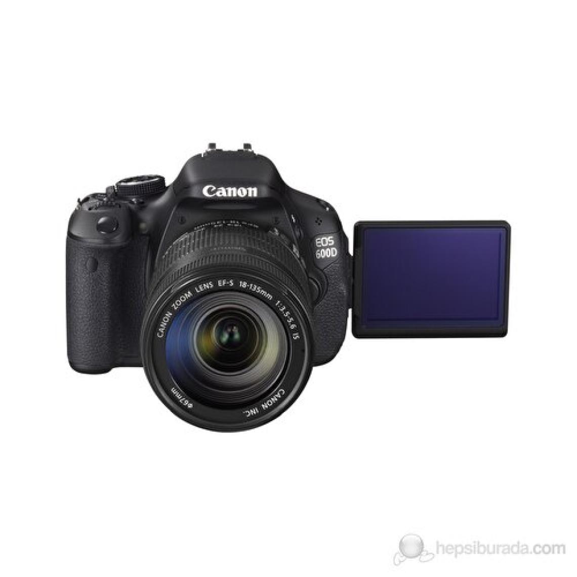 Canon Eos 600D 18-135mm IS II 18 MP 3.0" LCD SLR Dijital Fotoğraf Makinesi