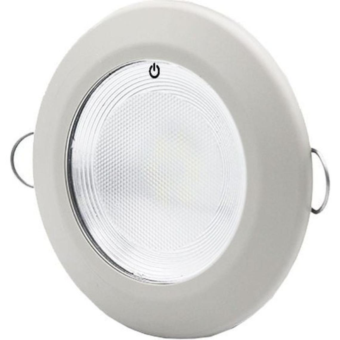 Sanel Butonlu Spot 12V Renk Modlu Beyaz-Gece Mavisi SSPEB.12WB-CG