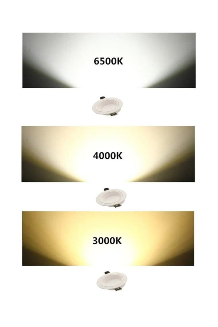 Ct-5260 Başak Üç Renk Led Spot (6400K - 4000K - 3200K)