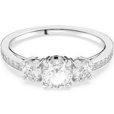 Swarovski 5656290 Swarovski Yüzük Re Attract Trilogy:ring Cocr Cry/rhs 60