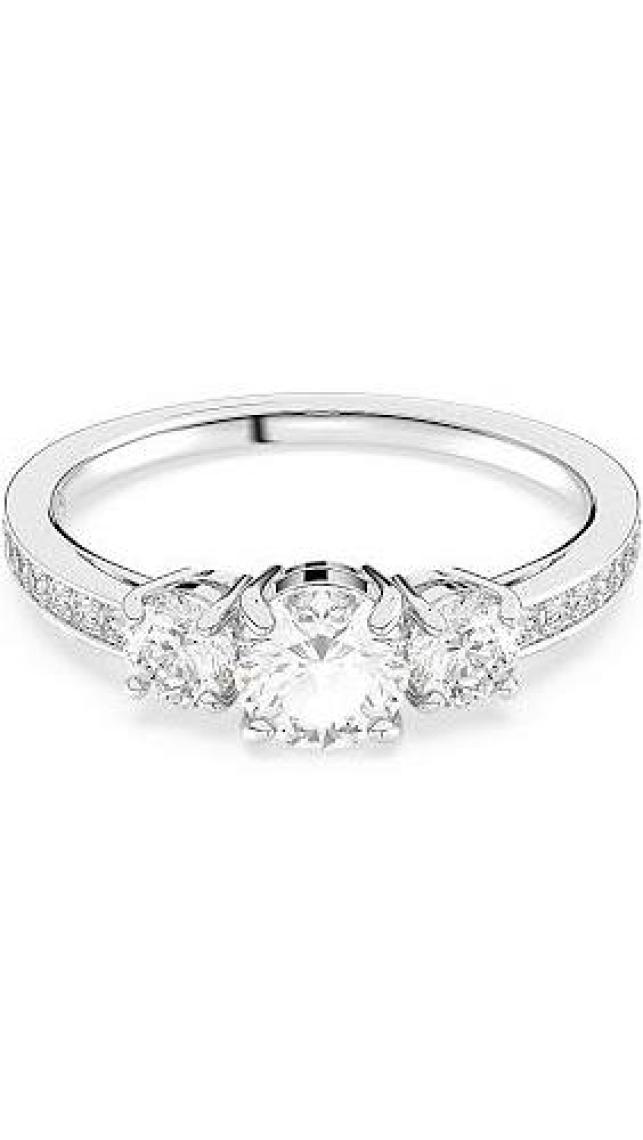 Swarovski 5656290 Swarovski Yüzük Re Attract Trilogy:ring Cocr Cry/rhs 60