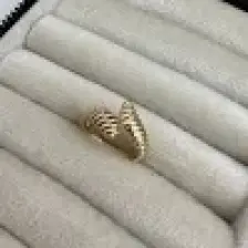Gold Önden Ayarlı Burgu Yüzük