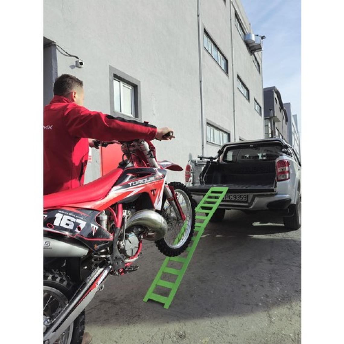 Torque-MX Motosiklet Yükleme Rampası LR1 Yeşil