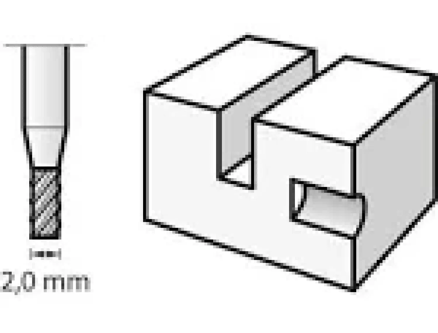 Dremel Şaft Çapı 32 Mm Yüksek Hızlı Kesiciler 20 Mm  2 Adet