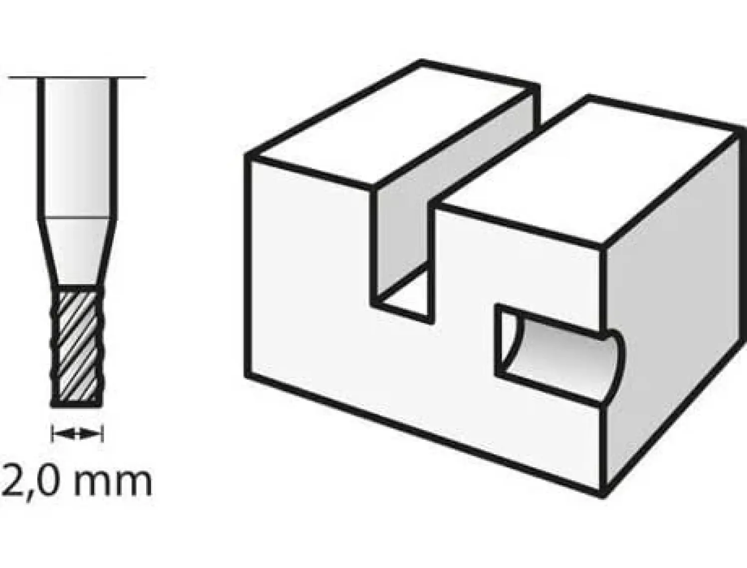 Dremel Şaft Çapı 32 Mm Yüksek Hızlı Kesiciler 20 Mm  2 Adet
