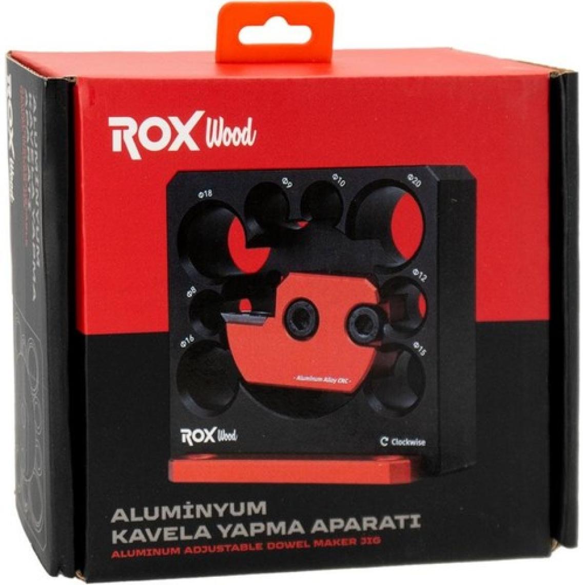 Rox Wood Rox Wood 0258 Alüminyum Gövde Kavela Yapma Aparatı 8-20 mm