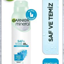 Mineral Saf ve Temiz Kadın Sprey Deodorant 3600542035132