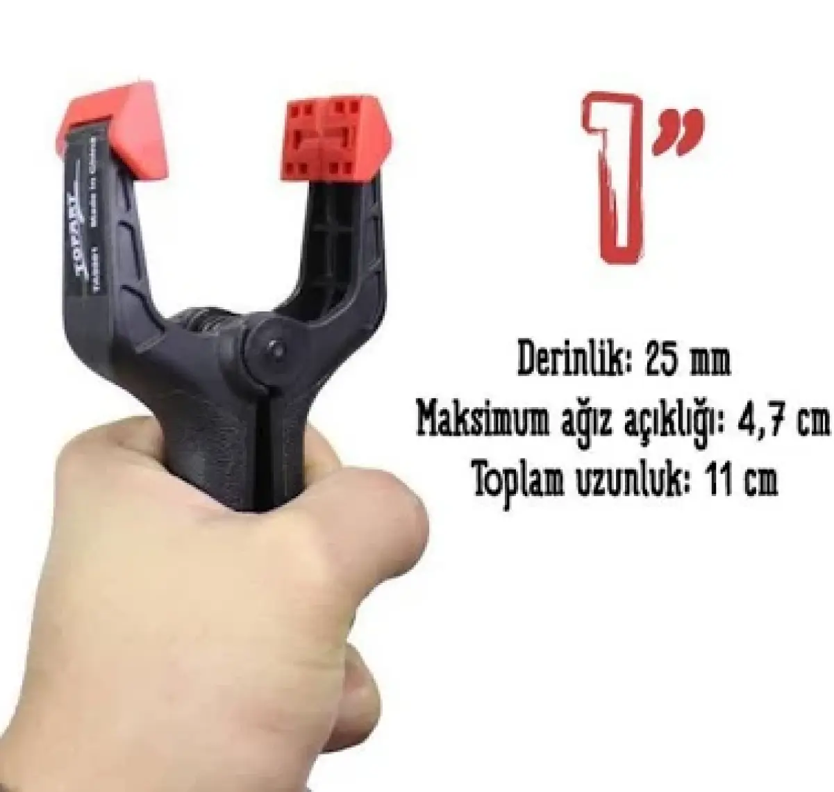 Topart Yaylı Kıskaç Mandal Tip 2" 51Mm