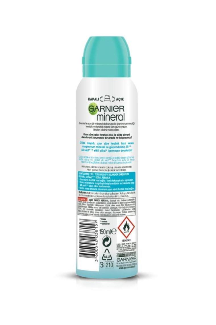 Mineral Doğal Ferahlık Kadın Sprey Deodorant 3600542038157