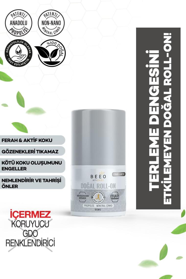 Propolis Pudrasız Erkek Roll-on Deodorant 50 ml