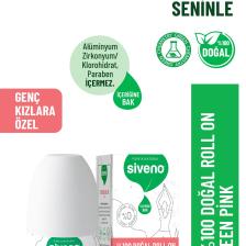 %100 Doğal Roll-on Teen Girl Genç Kız Deodorant Ter Kokusu Önleyici Bitkisel Lekesiz Vegan 50 ml