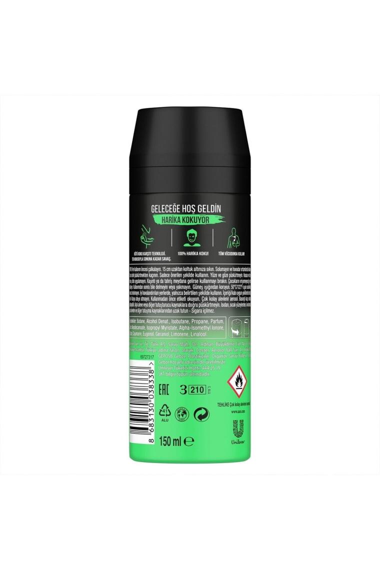 Erkek Sprey Deodorant Jungle Fresh 48 Saat Etkileyici Koku 150 ml