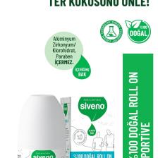 %100 Doğal Roll-on Sportif Sporcu Deodorant Ter Kokusu Önleyici Bitkisel Lekesiz Vegan 50 ml