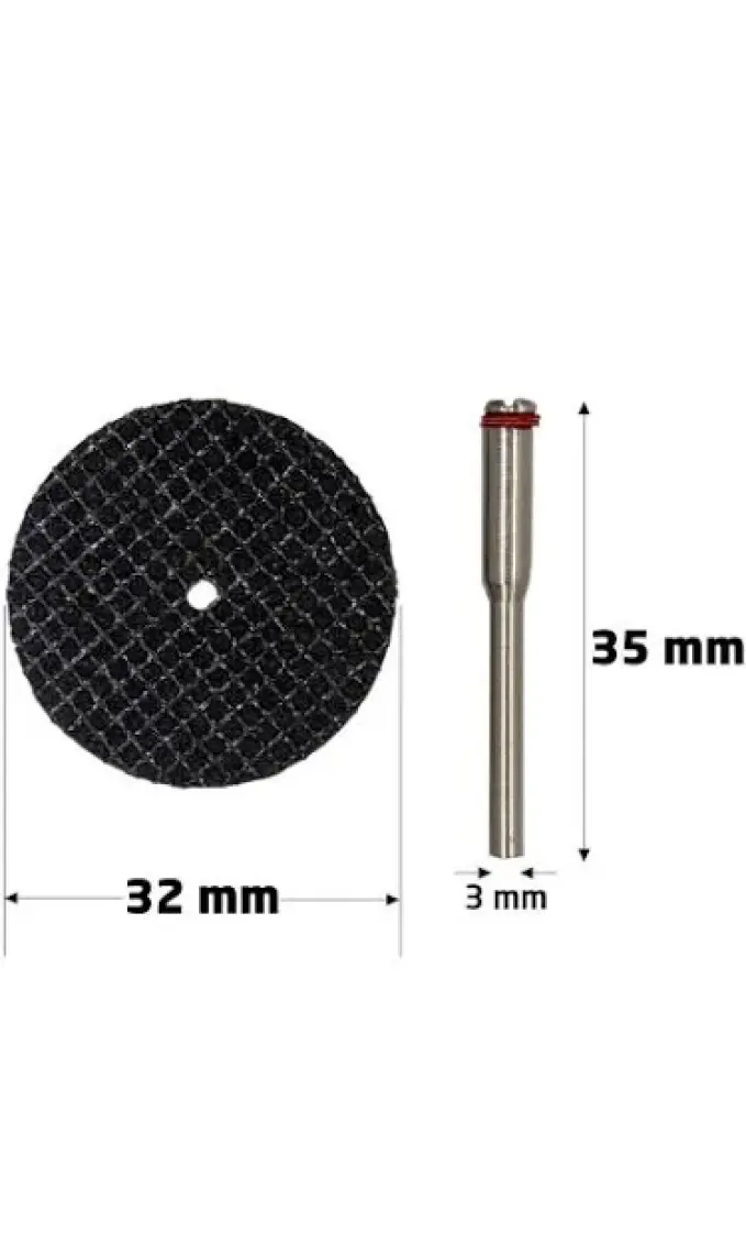 Titi 6132 Gravür Makinası Metal Kesme Mini Disk Set 32X1MM (12 Parça)