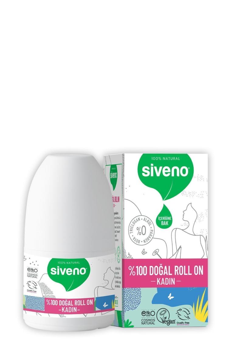 %100 Doğal Roll-on Kadın Deodorant Ter Kokusu Önleyici Bitkisel Leke Bırakmayan Vegan 50 ml