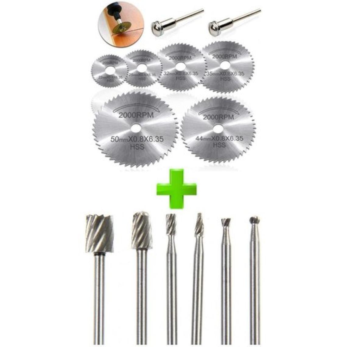 Depomega 14 Parça Ahşap Oyma Şekil Verme Testere Bıçak Dremel Gravür Uç Set