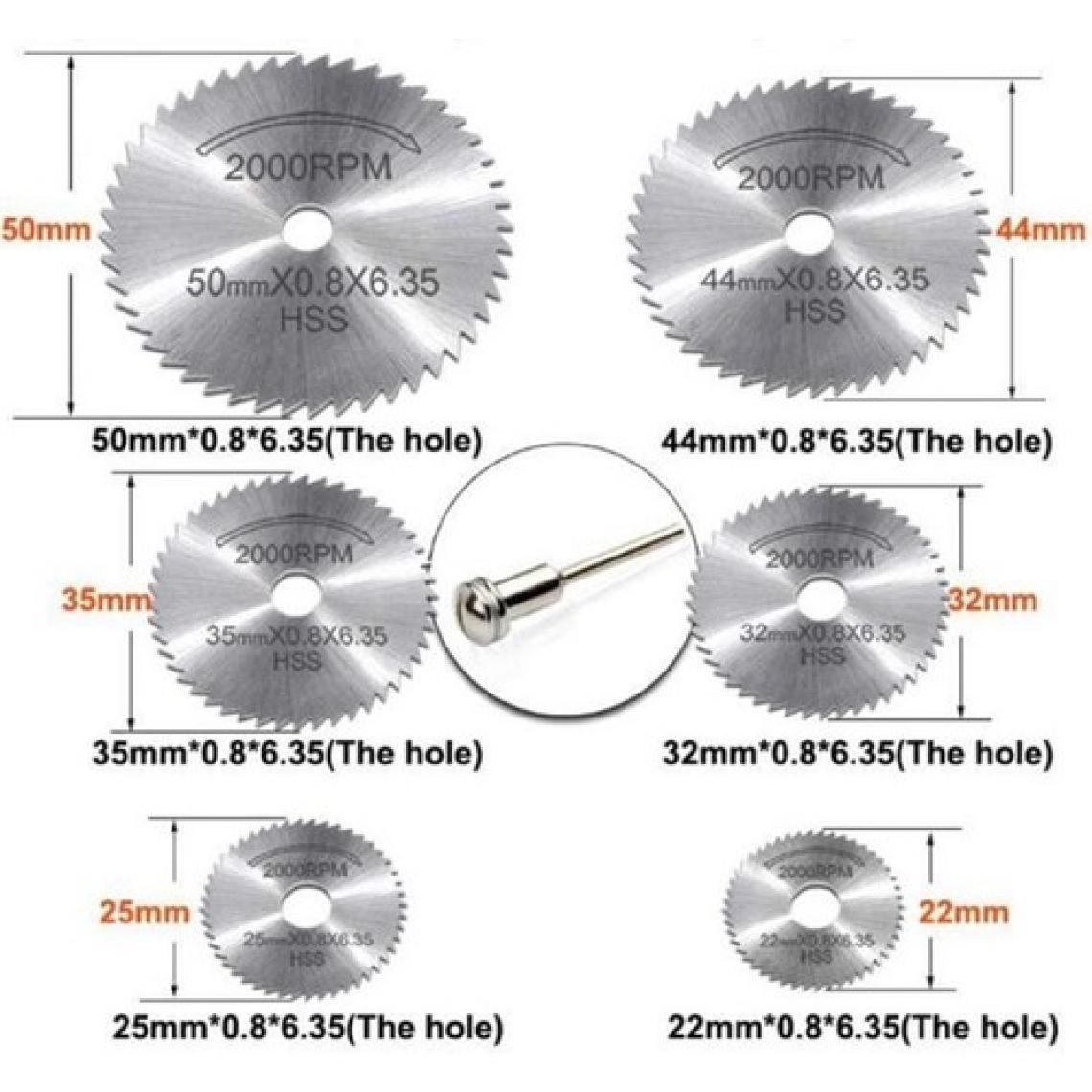 Depomega 14 Parça Ahşap Oyma Şekil Verme Testere Bıçak Dremel Gravür Uç Set