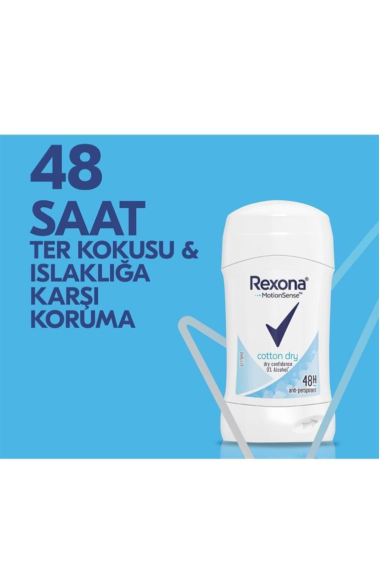 Motion Sense Kadın Stick Deodorant Cotton Dry 48 Saat Koruma 40 g X 2 Adet