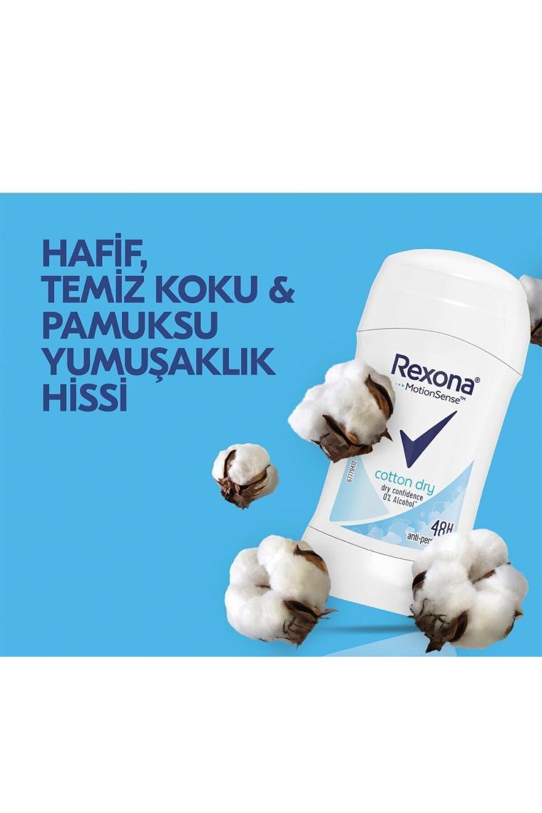 Motion Sense Kadın Stick Deodorant Cotton Dry 48 Saat Koruma 40 g X 2 Adet