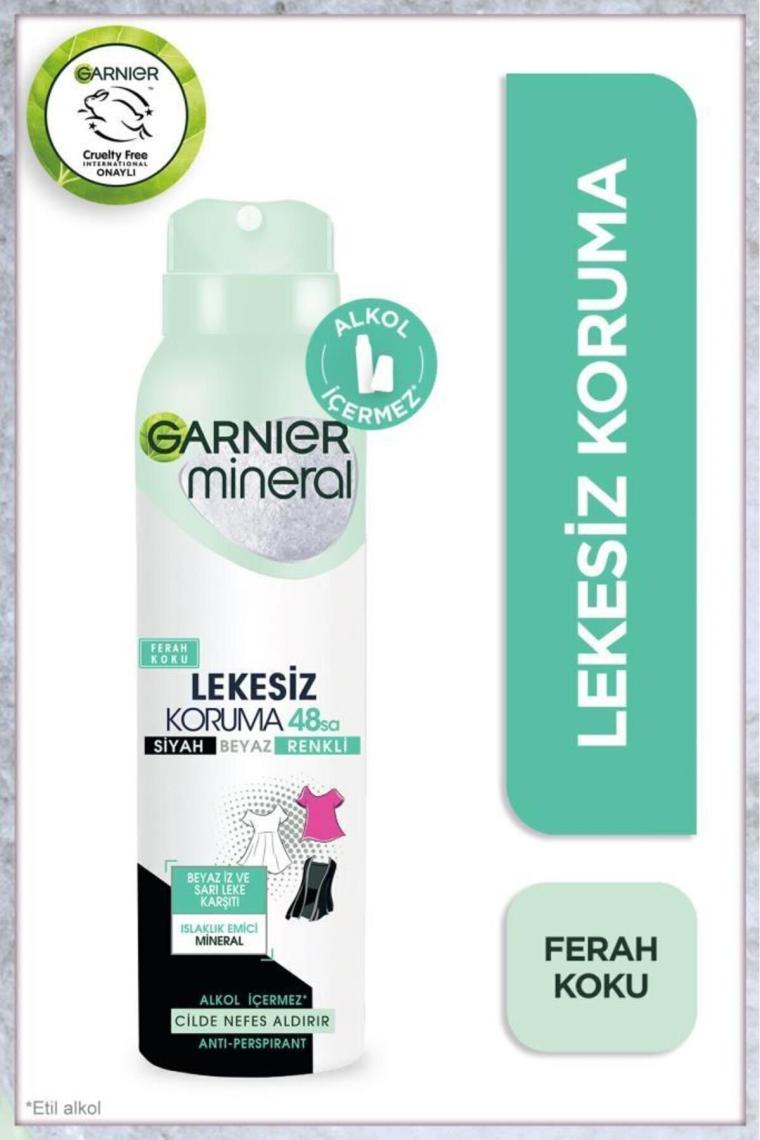 Mineral Lekesiz Koruma Ferah Koku Sprey Deodorant