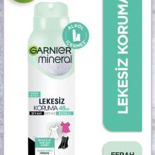 Mineral Lekesiz Koruma Ferah Koku Sprey Deodorant