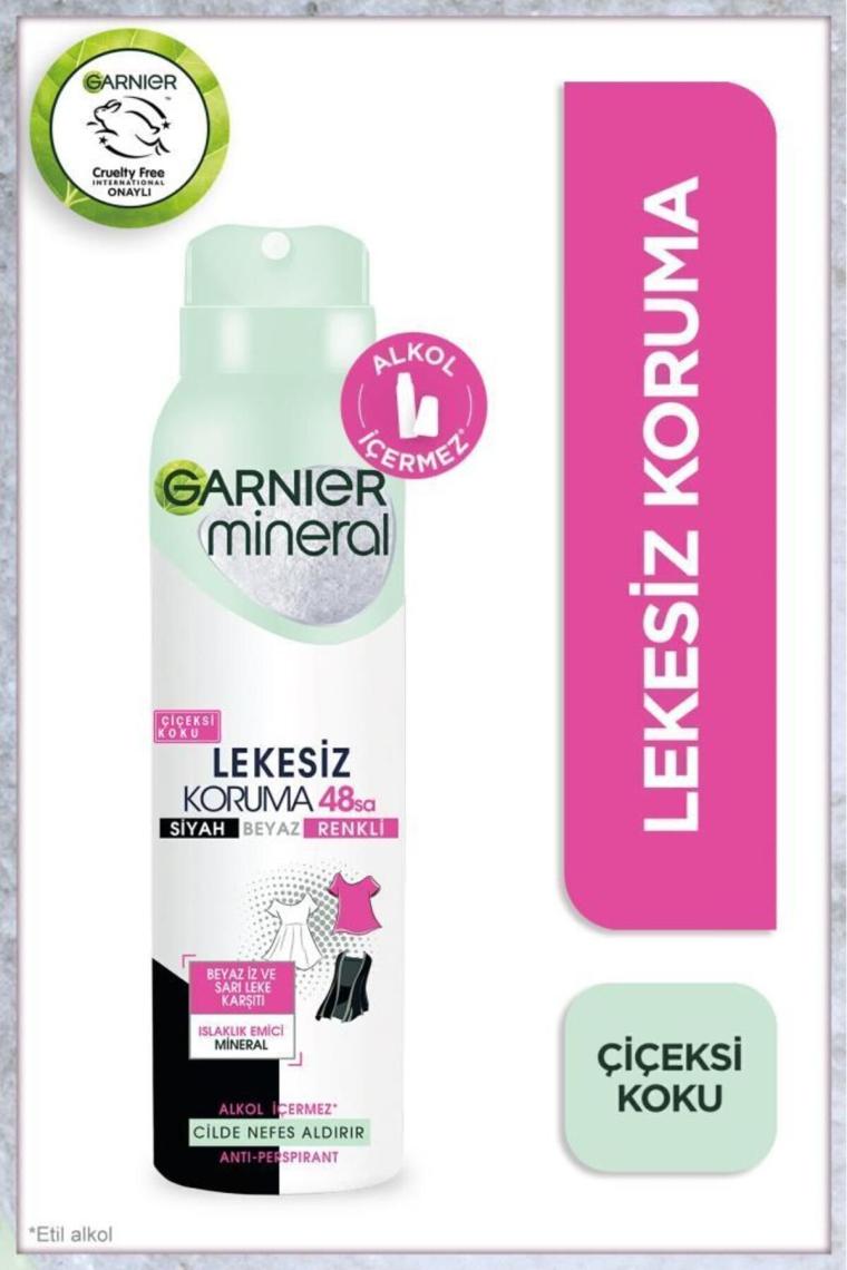 Mineral Lekesiz Koruma Sprey Deodorant