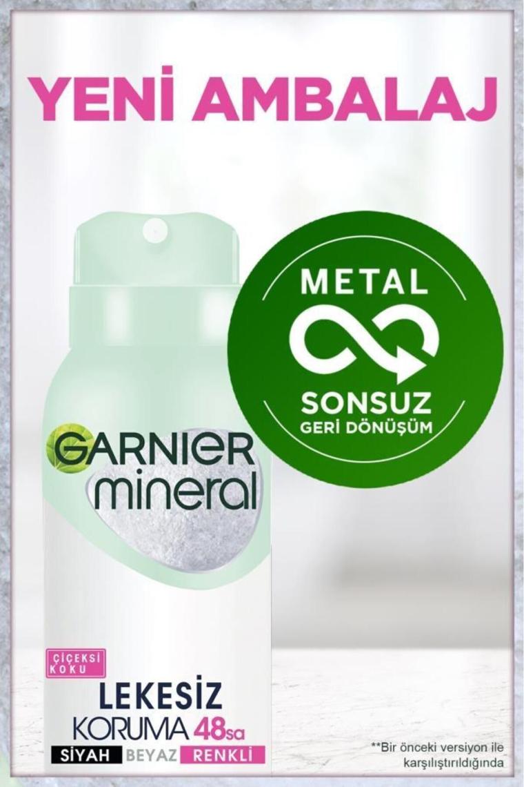 Mineral Lekesiz Koruma Sprey Deodorant