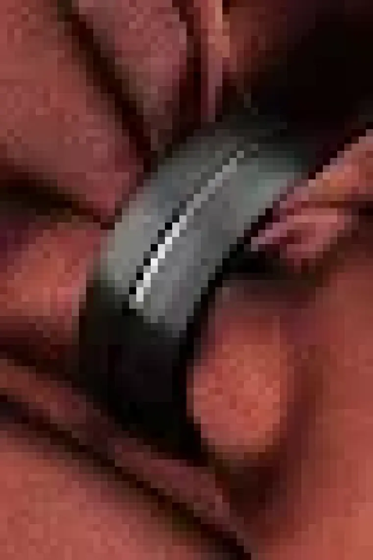 Chavin Erkek Mat Siyah Fırçalanmış Tungsten Yüzük Dm78 17