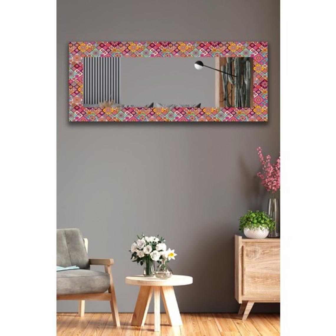 Hediyeler Kapında Pink Ethnic Dekoratif Boy Aynası 150X60CM
