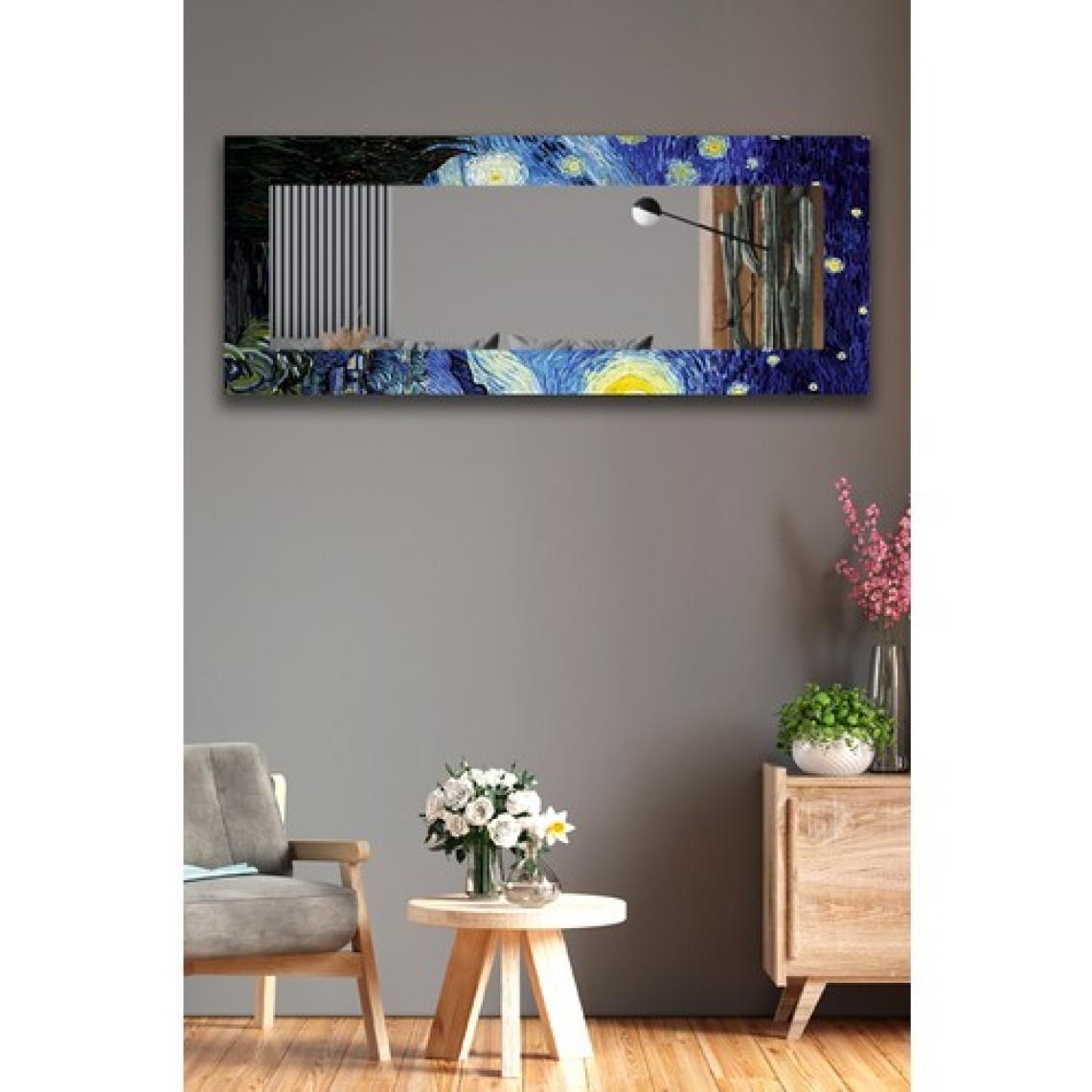 Hediyeler Kapında Van Gogh Yıldızlı Gece Dekoratif Boy Aynası 150X60CM