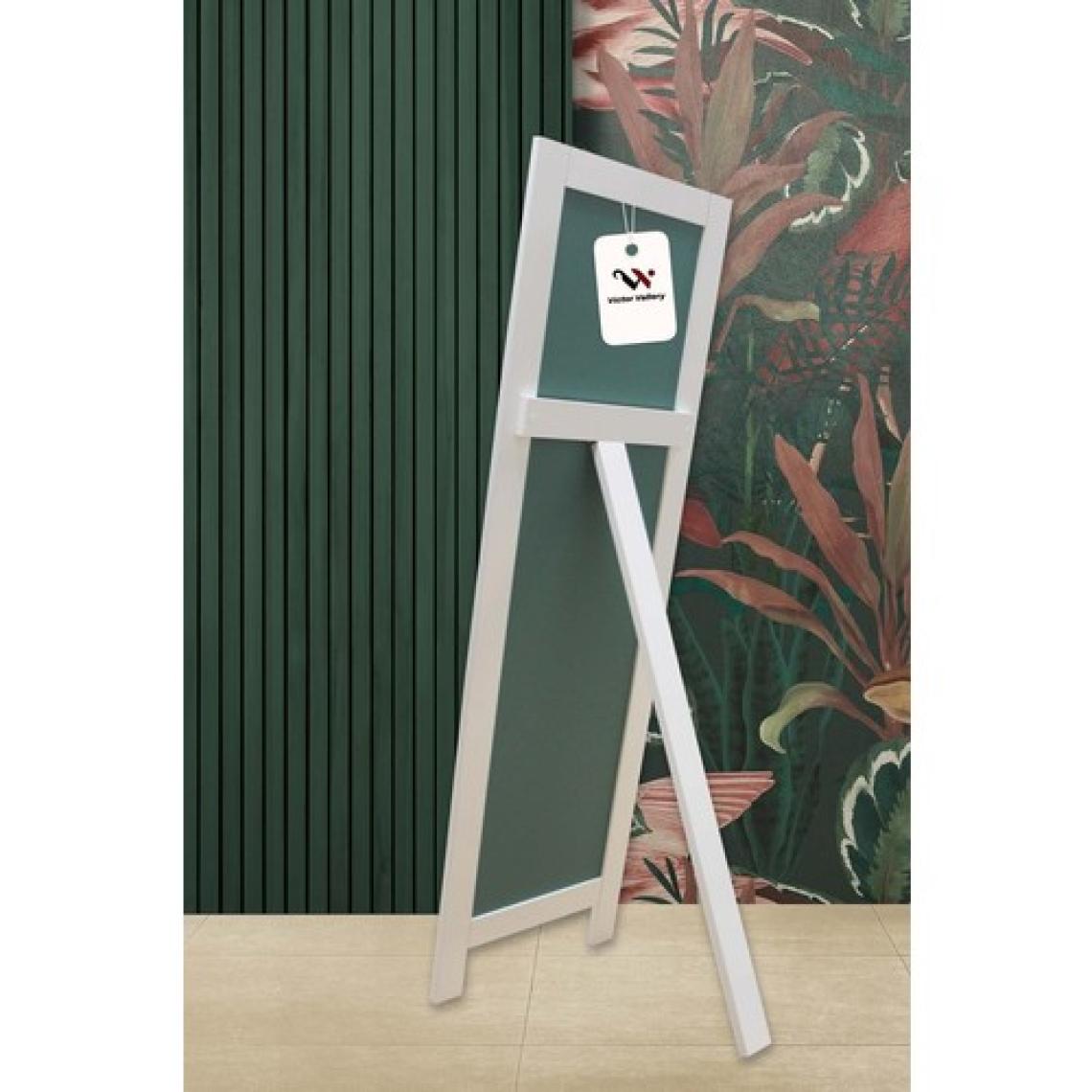 Ayaklı Beyaz Ahşap Boy Aynası (145 x 44 Cm)