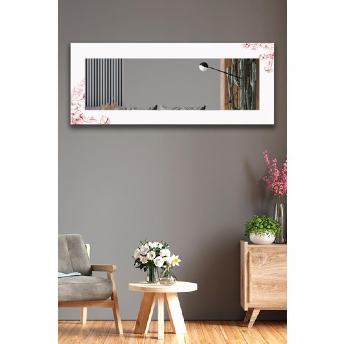 Hediyeler Kapında Floral Dekoratif Boy Aynası 150X60CM