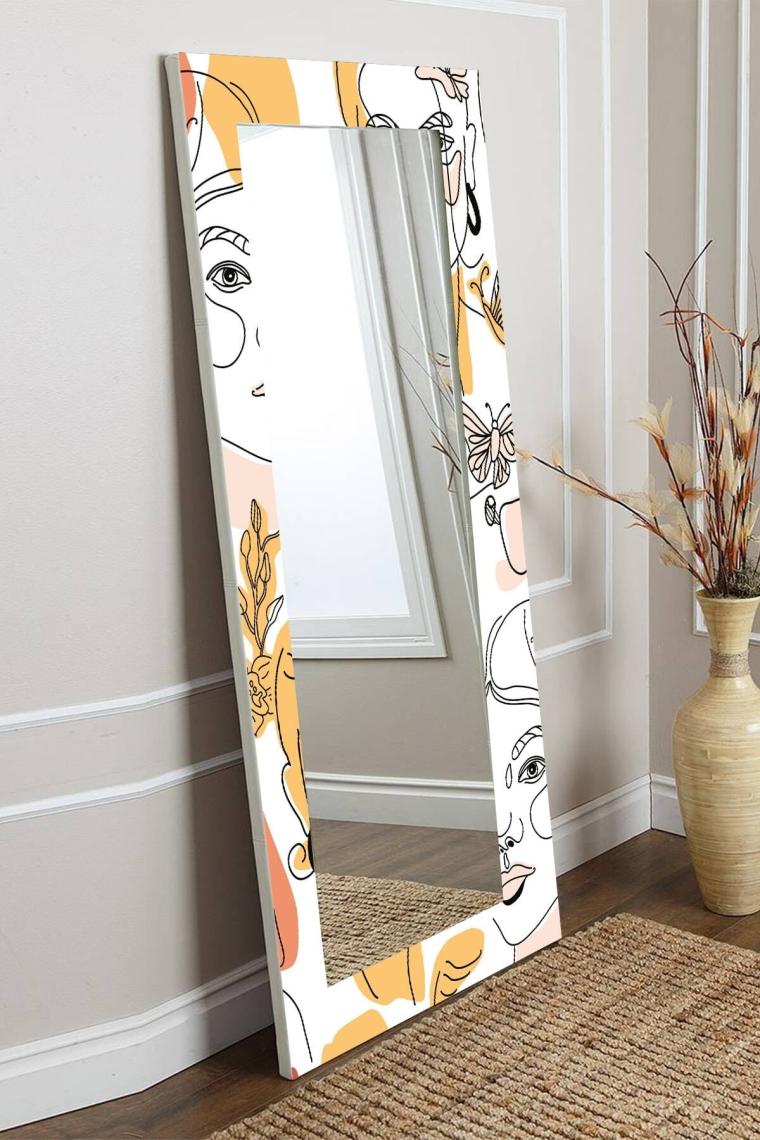 Minimal Silüet Dekoratif Boy Aynası 150x60cm