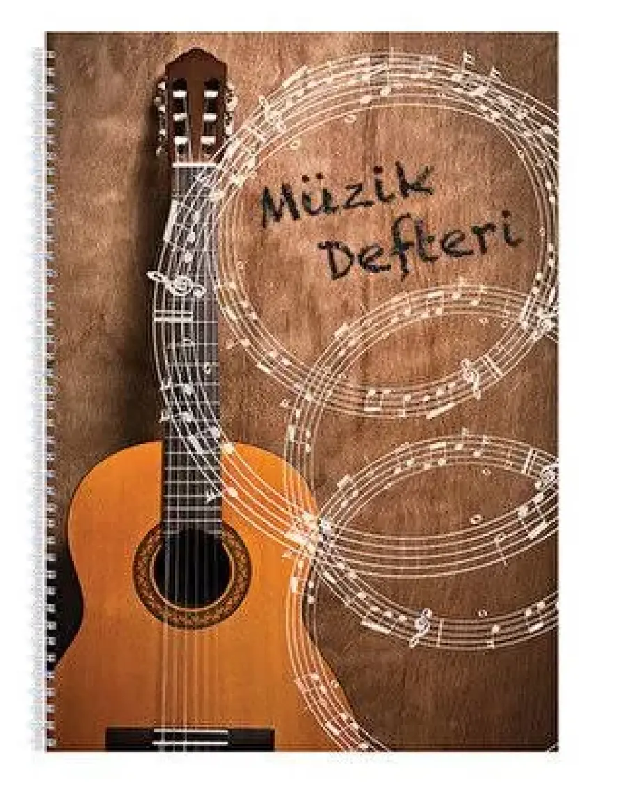 Keskin Spiralli Müzik Defteri Pp Kapak A4 60 Yaprak