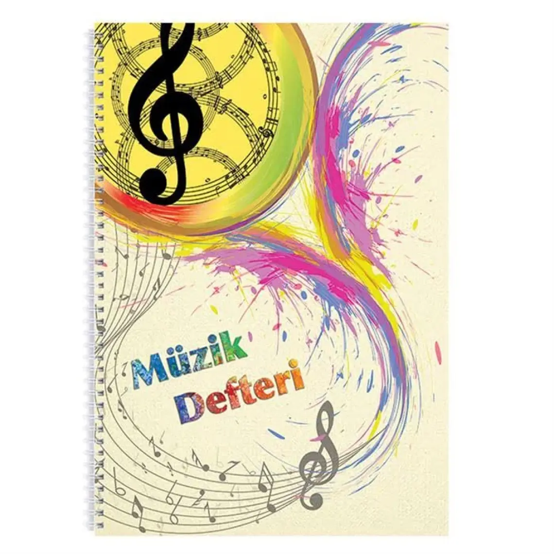 Keskin Spiralli Müzik Defteri Pp Kapak A4 60 Yaprak