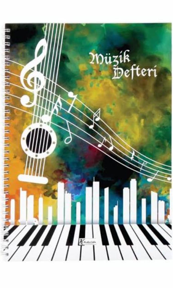 Keskin Spiralli Müzik Defteri Pp Kapak A4 60 Yaprak