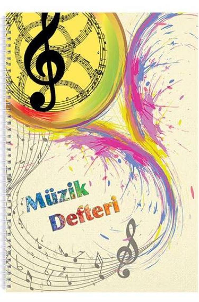 Keskin Spiralli Müzik Defteri Pp Kapak A4 60 Yaprak